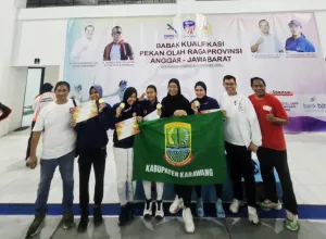 Bangga! Anggar Karawang Juara Umum Babak Kualifikasi Porprov Jabar 2026
