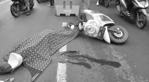 Pelajar SMAN 4 Karawang MD dalam Insiden Lalu Lintas di Depan Terminal Klari