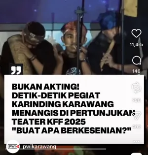 Viral Seniman Karinding, Begini Kata Kabid Budaya Disparbud Karawang!