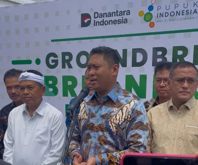 Cetak Sejarah, Pabrik NPK Nitrat Pertama di Indonesia Resmi Dibangun di Cikampek