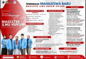 Unisba Buka Penerimaan Mahasiswa Baru Magister Ilmu Hukum untuk Tahun Akademik 2026/2027