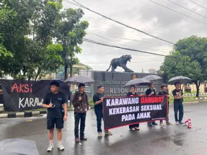 Aksi Kamisan Karawang Desak Polres Nyatakan Status Darurat Kekerasan Seksual Anak