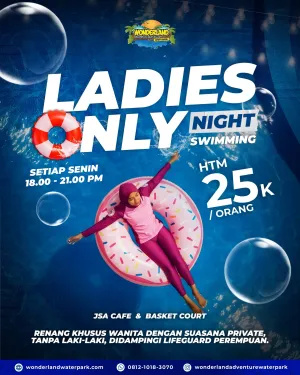 Wonderland Karawang Hadirkan “Lady’s Only Night Swimming”, Program Berenang Khusus Perempuan