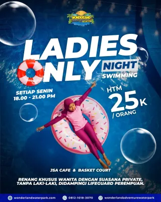 Wonderland Karawang Hadirkan “Lady’s Only Night Swimming”, Program Berenang Khusus Perempuan