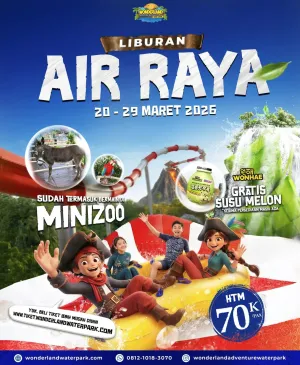 Wonderland Adventure Waterpark Karawang Hadirkan “Liburan Air Raya”